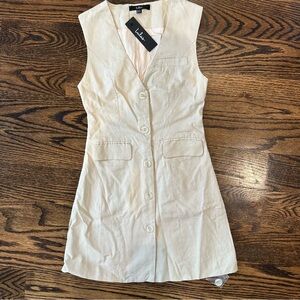 NWT Lulu's Button-Down Dress